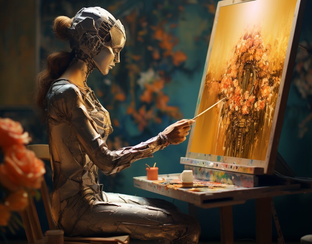 Künstliche Intelligenz trifft Kunst: Die Faszination der KI Wandbilder