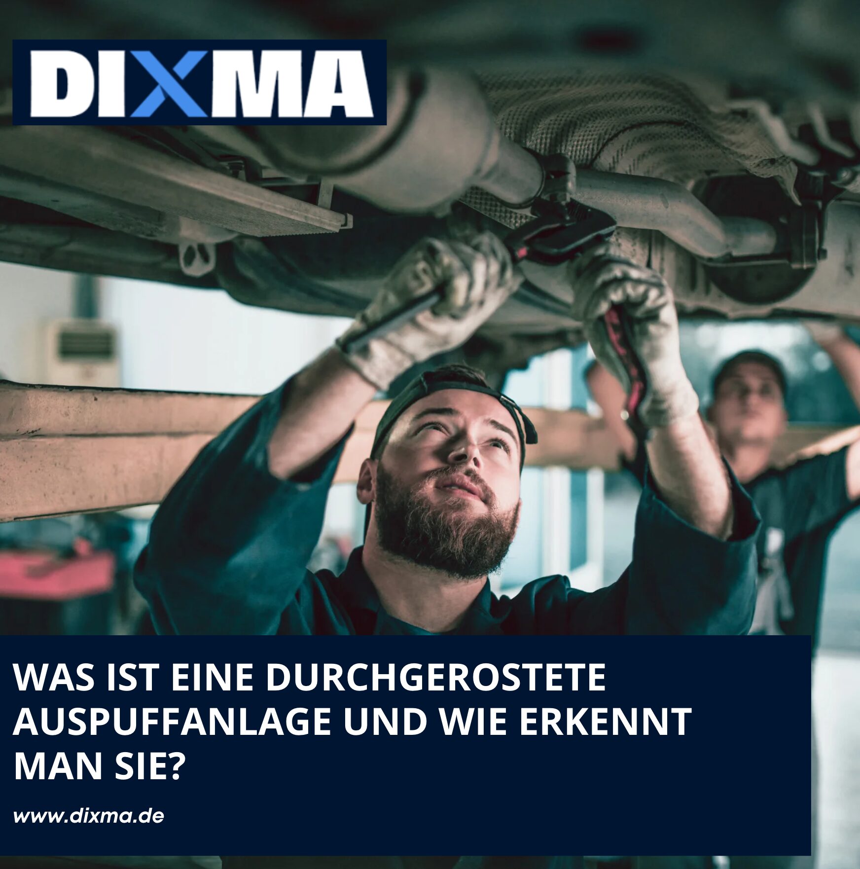 Was ist eine durchgerostete Auspuffanlage und wie erkennt man sie?