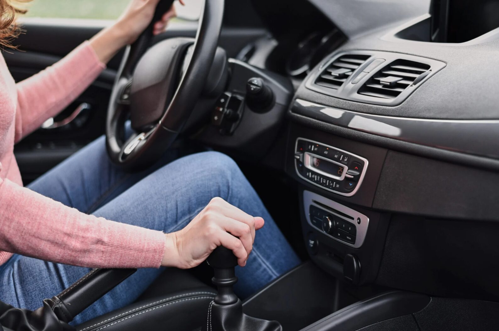 Sie Fahren Ein Kraftfahrzeug Mit Einem Automatischen