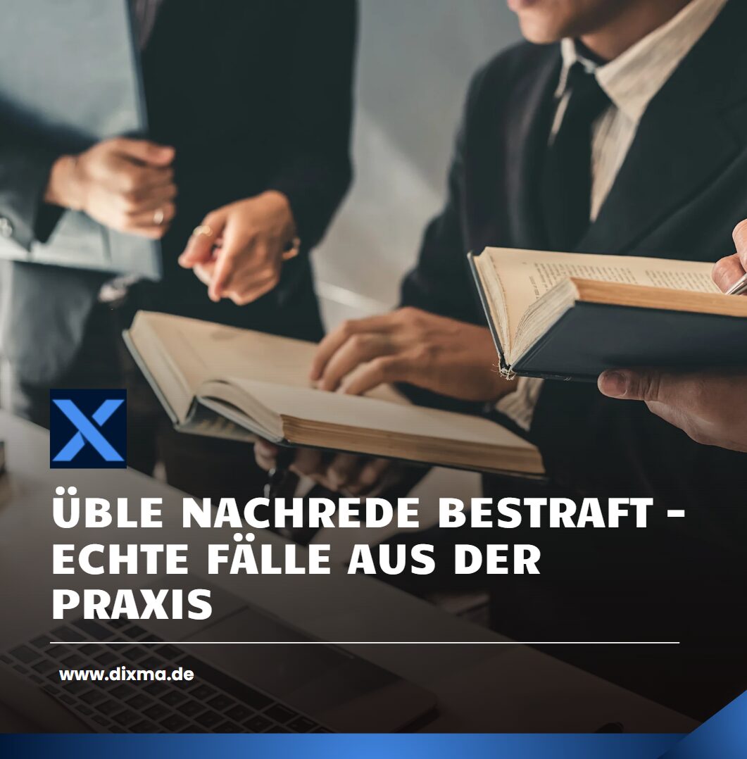 Üble Nachrede bestraft – echte Fälle aus der Praxis