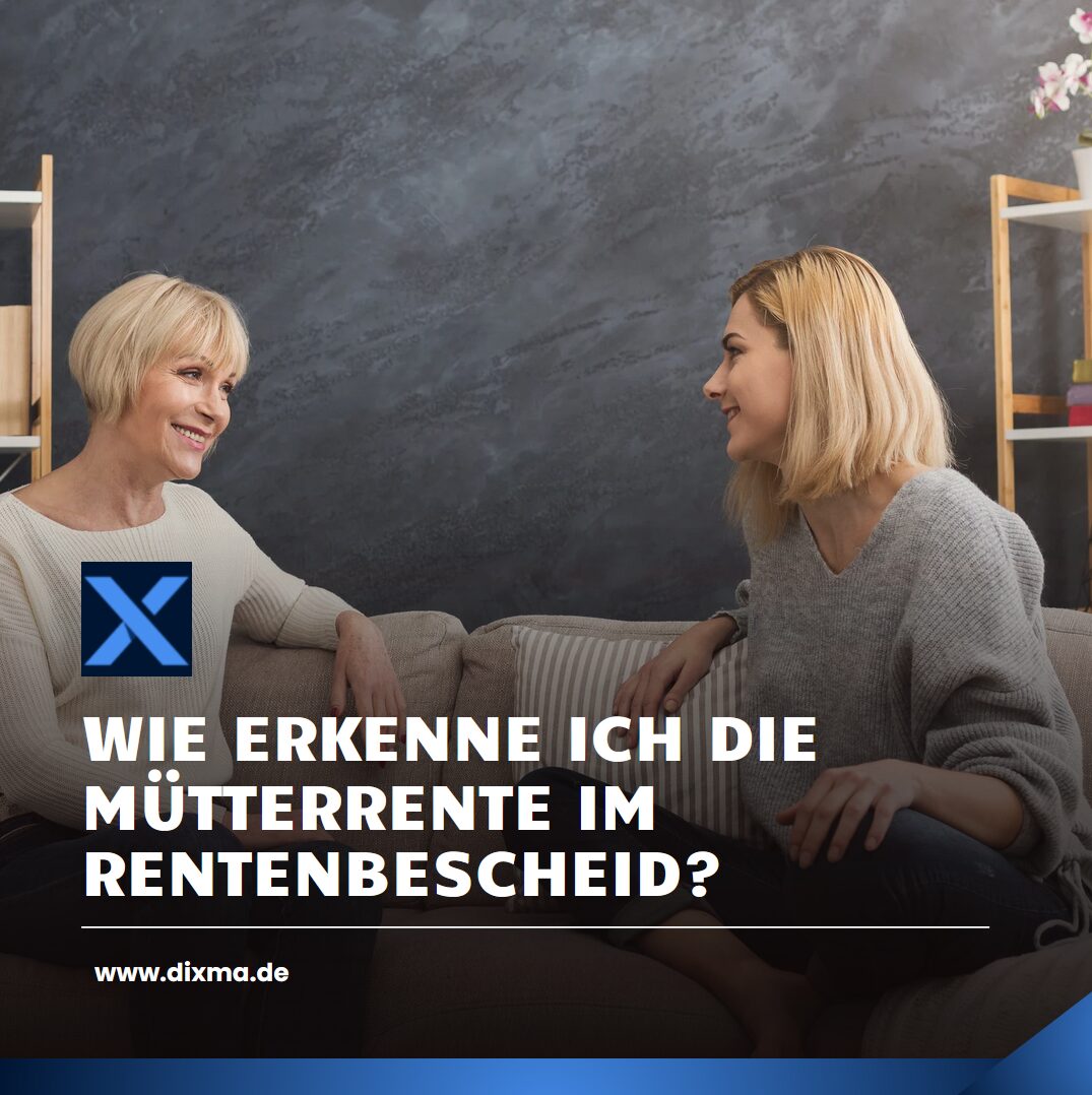 Wie erkenne ich die Mütterrente im Rentenbescheid?