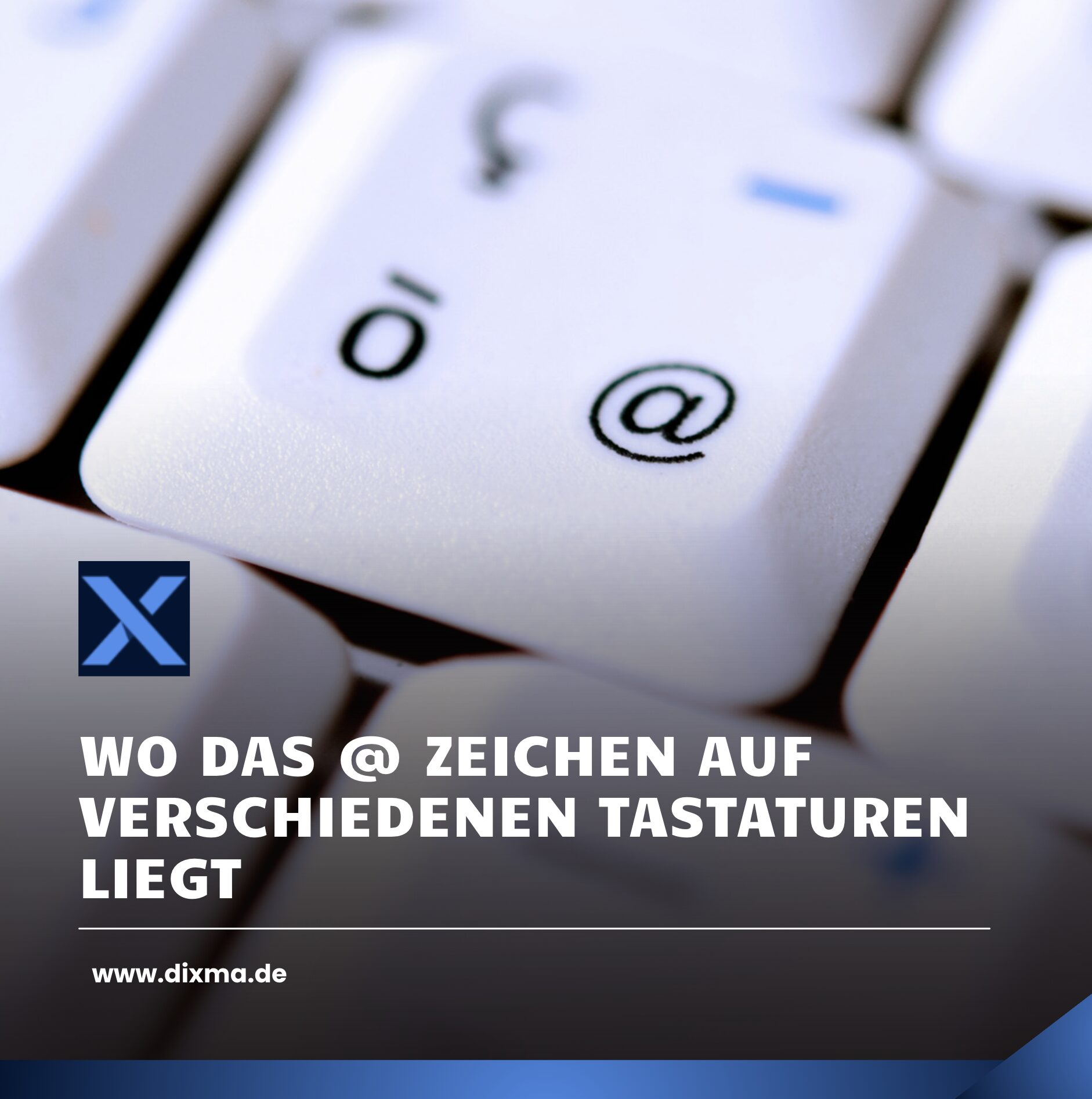 Wo das @ Zeichen auf verschiedenen Tastaturen liegt Wo das @ Zeichen auf verschiedenen Tastaturen liegt