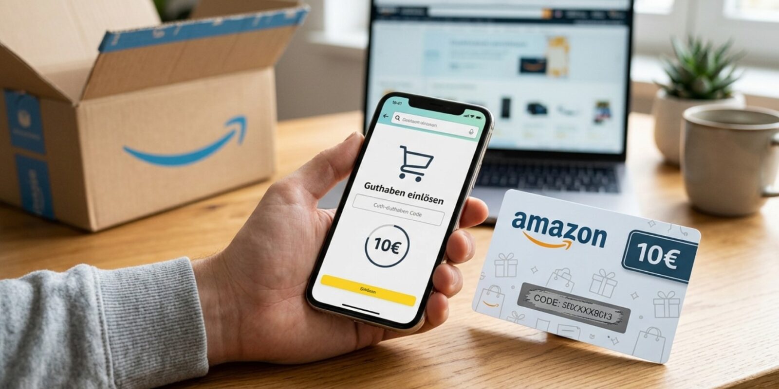 10 Euro Amazon Gutschein gratis: So sichern Sie sich rechtmäßig zusätzliches Guthaben