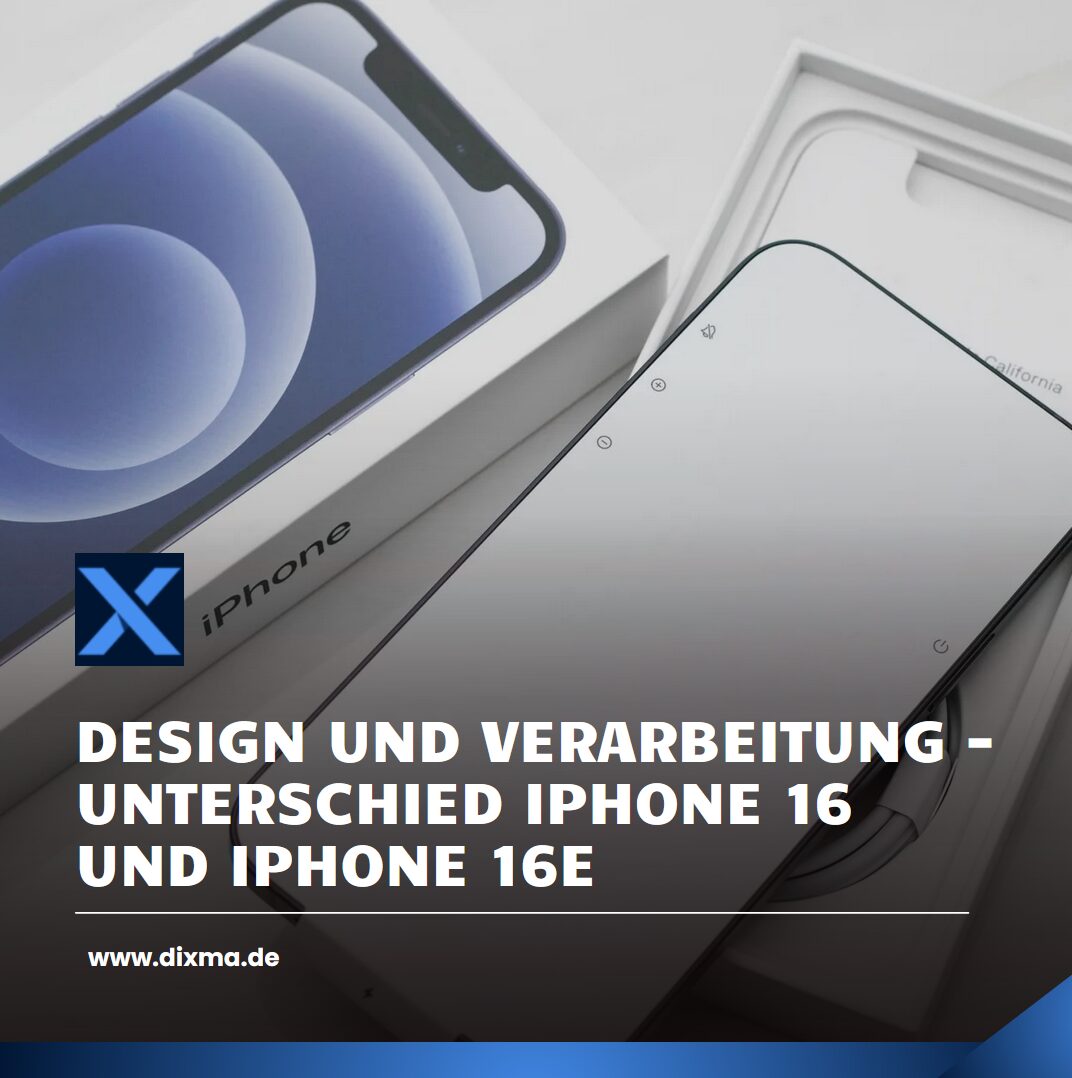 Design und Verarbeitung - Unterschied iPhone 16 und iPhone 16e