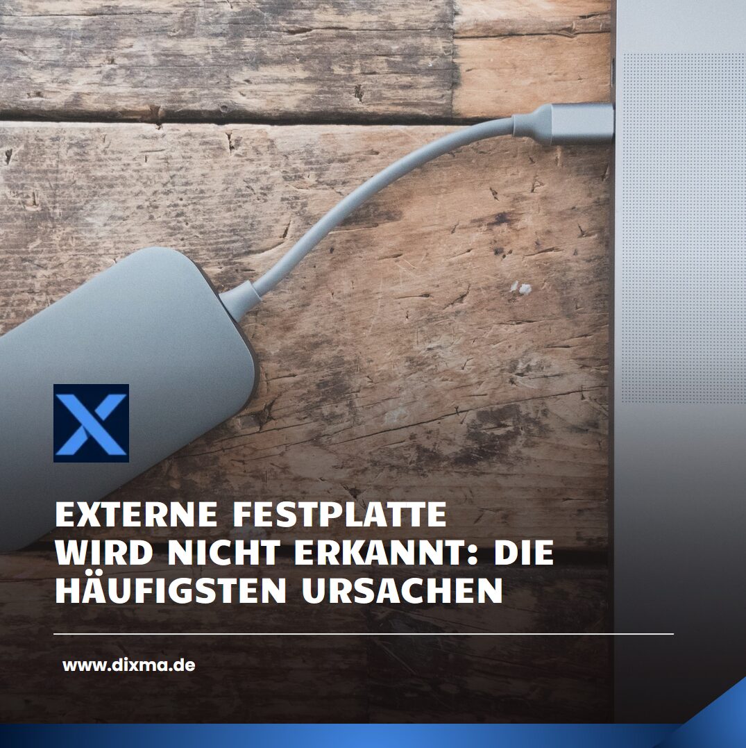 Externe Festplatte wird nicht erkannt: Die häufigsten Ursachen Externe Festplatte wird nicht erkannt: Die häufigsten Ursachen